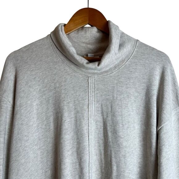 J. Jill pure Jill light oatmeal poncho like sweater - Picture 2 of 9